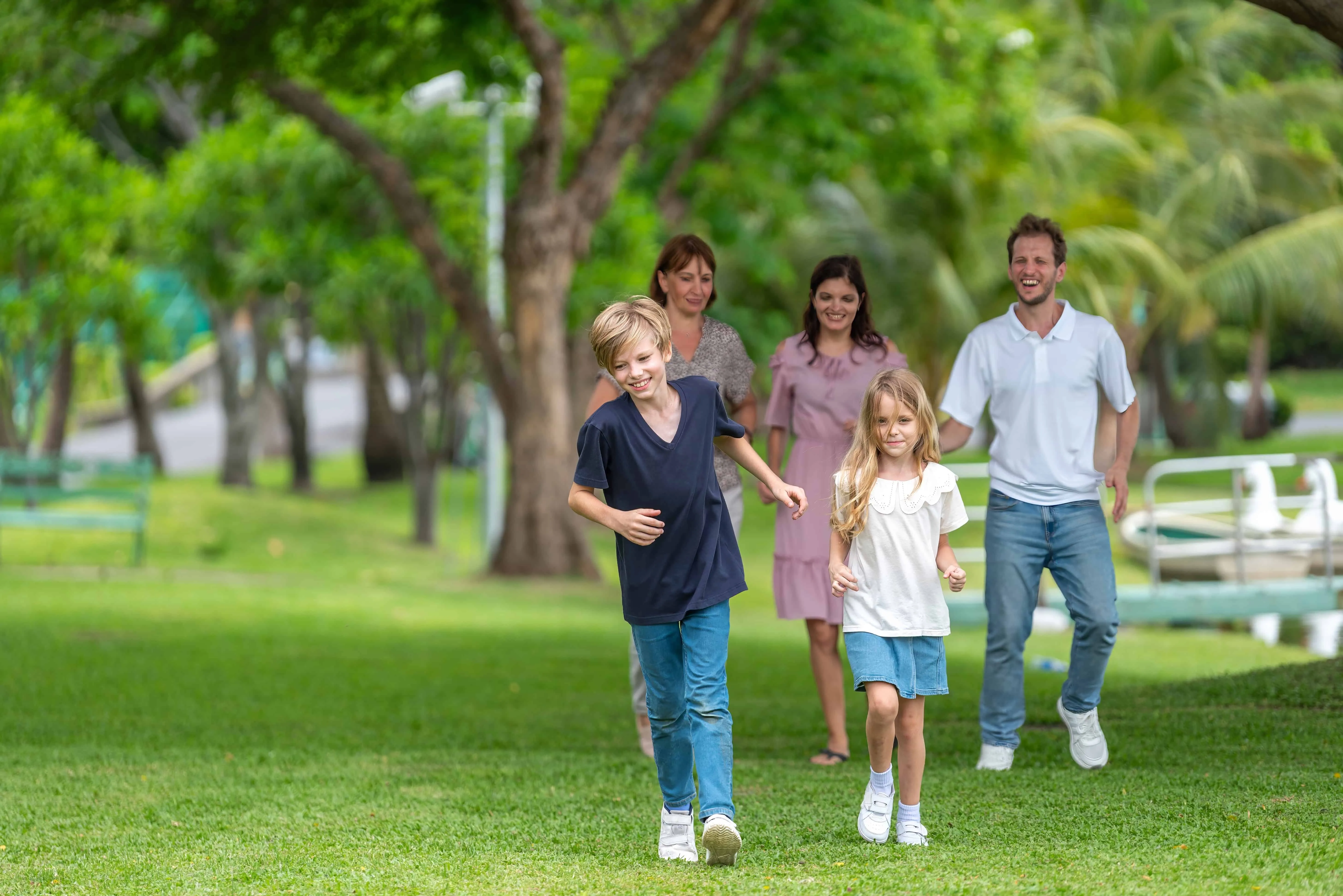 Happiness family outdoor joyful enjoying nature bonding in nature intergenerational happiness